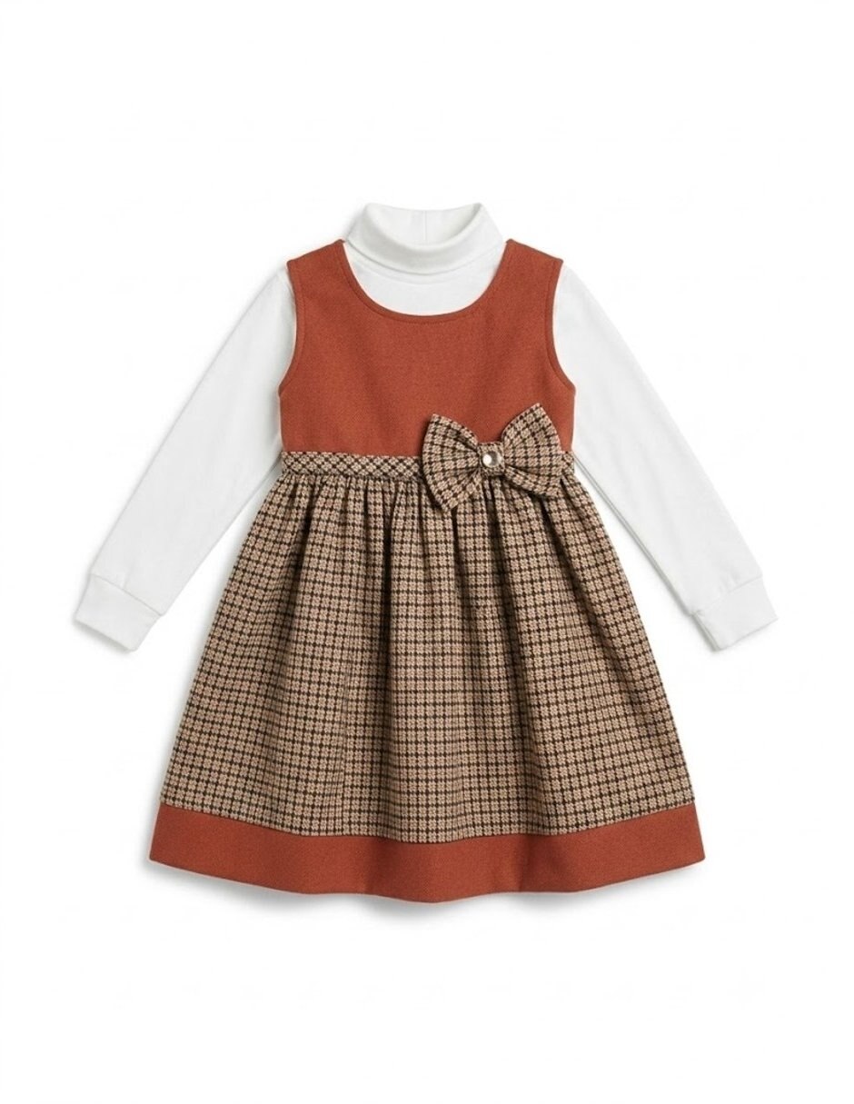 Vestido sin familia manga sin manga para niña 3