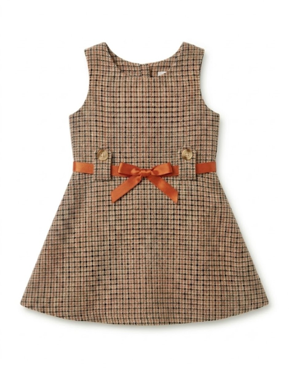 Vestido manga sin manga para niña 2