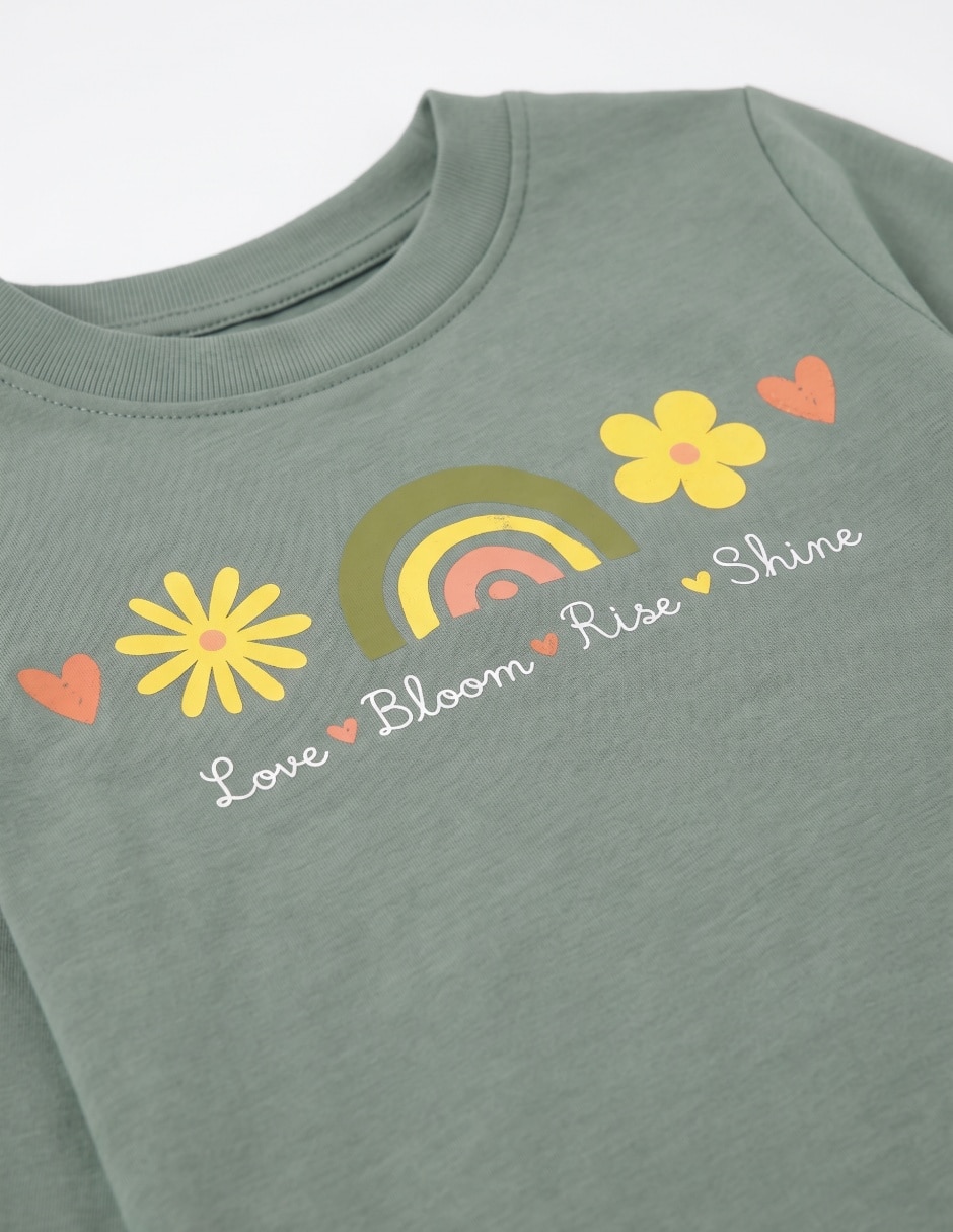 Playera manga larga para bebé niña 3