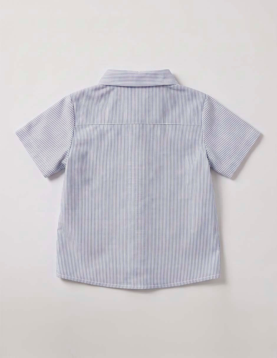 Camisa casual de algodón manga corta para niño 2