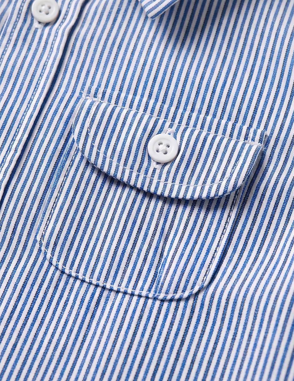 Camisa casual de algodón manga corta para niño 3