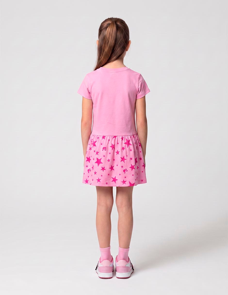 Vestido manga regular para niña 5