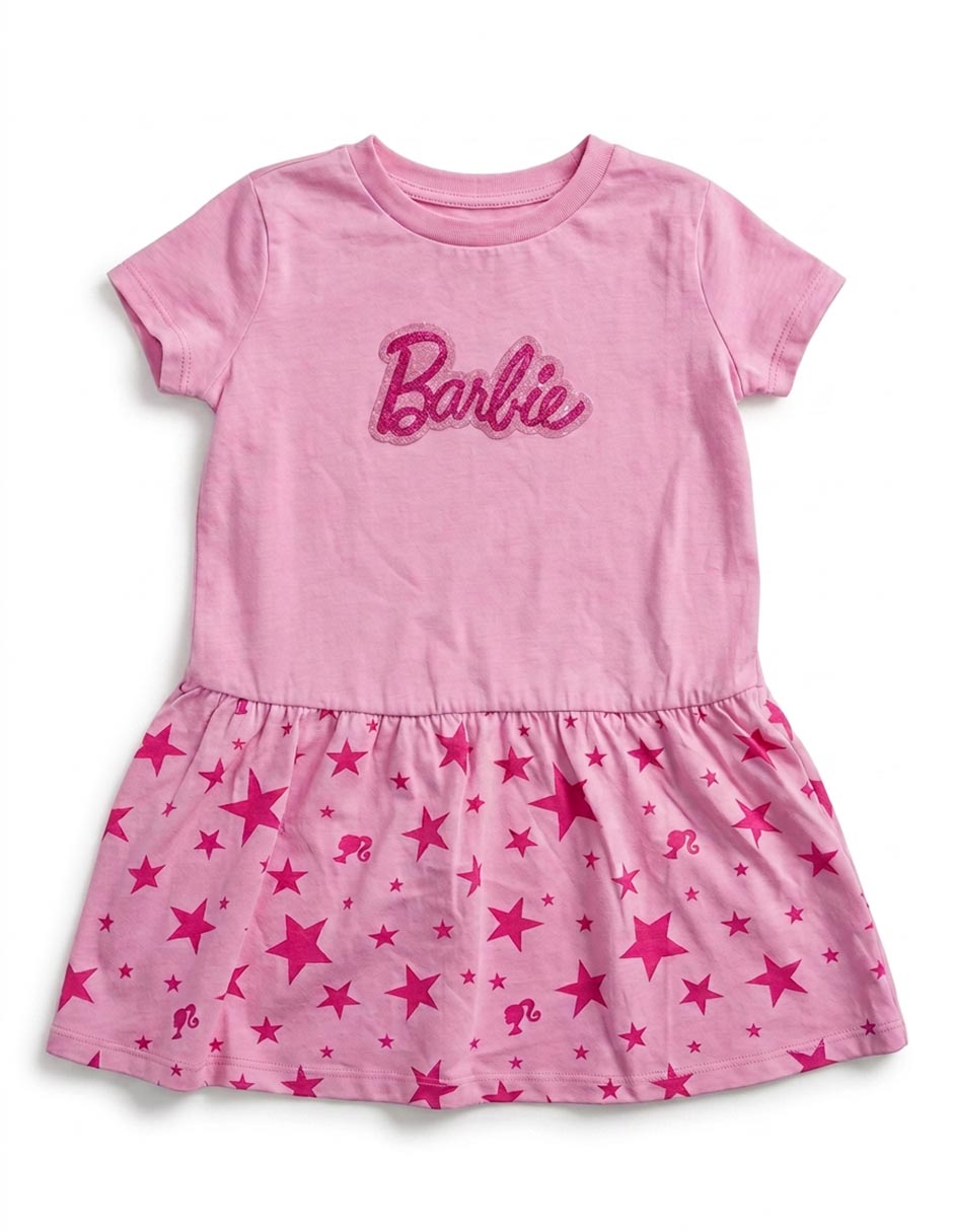 Vestido manga regular para niña 4