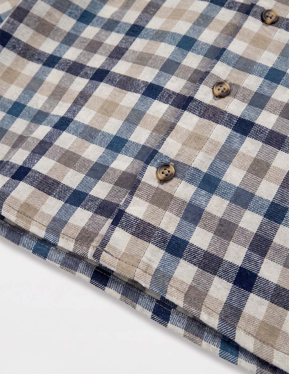 Camisa casual de algodón manga larga para bebé niño 3
