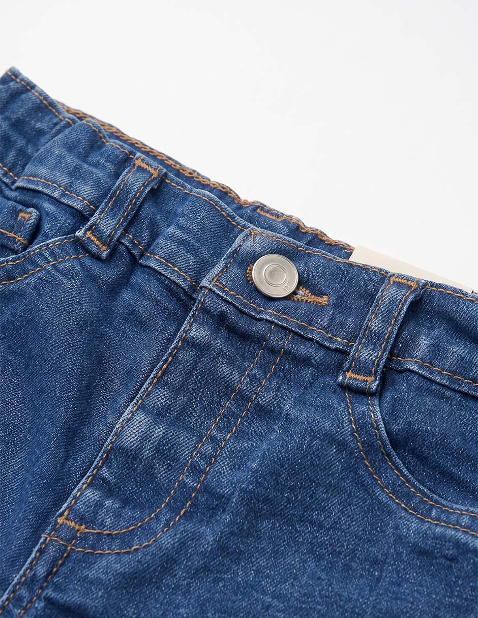 Jeans regular lavado medio para niño 5